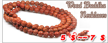 Wood Buddha Necklaces