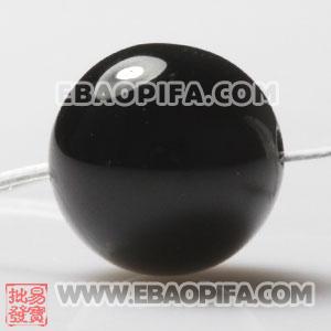 10mm Sambarla Style Black Agate Beads Beads
