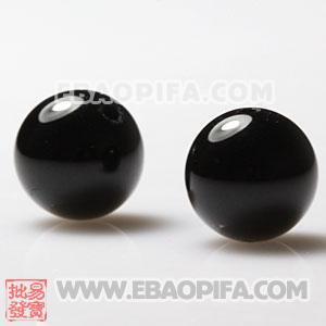 8mm Sambarla Style Black Agate Beads Beads