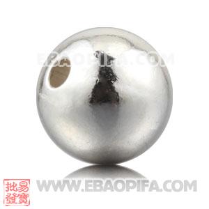 批发银珠 925纯银珠 香巴拉风格