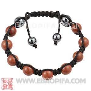 2011 latest Tresor Healing Bracelets with Golden stone and Hemitite beads