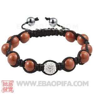 2011 latest Tresor Healing Bracelets with Golden stone and Hemitite Pave crystal beads