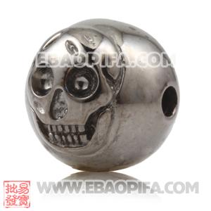 批发银珠 925纯银珠 香巴拉风格