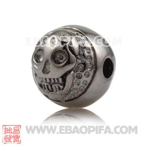 批发银珠 925纯银珠 香巴拉风格