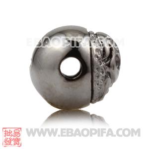 批发银珠 925纯银珠 香巴拉风格