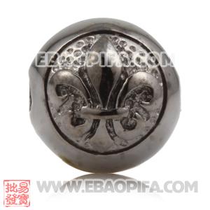 批发银珠 925纯银珠 香巴拉风格