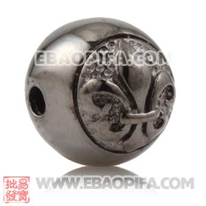 批发银珠 925纯银珠 香巴拉风格
