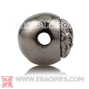 批发银珠 925纯银珠 香巴拉风格