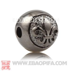 批发银珠 925纯银珠 香巴拉风格