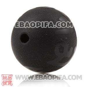 10mm Sambarla Style Black Agate Buddhist Beads Beads