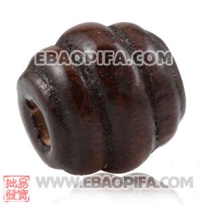 Mix 100Pcs each bag 10mm Wood Sambarla Style Beads