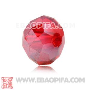 8mm Sambarla Style Pink Faceted Crystal Glass Beads 