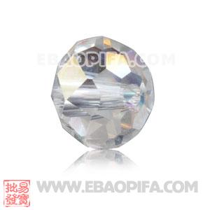 8mm Sambarla Style Clear Faceted Crystal Glass Beads 
