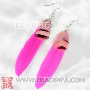 羽毛耳环 欧美耳坠
