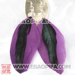 羽毛耳环 欧美耳坠