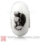 头像贴画珠子 925纯银琉璃珠 琉璃珠厂家