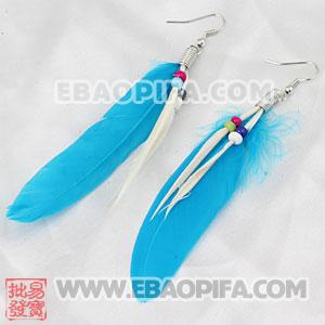 羽毛耳环 欧美耳坠