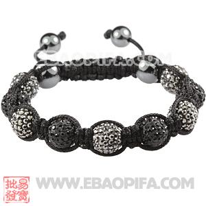 9 Finest Tresor Czech Crystal Bead Sambarla Style Bracelets With Hematite