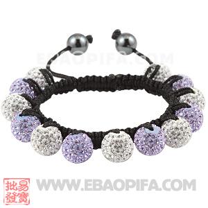 Fashion Tresor Pave Czech Crystal Bracelets With Hematite