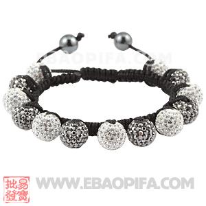 Fashion Tresor Pave Czech Crystal Bracelets With Hematite