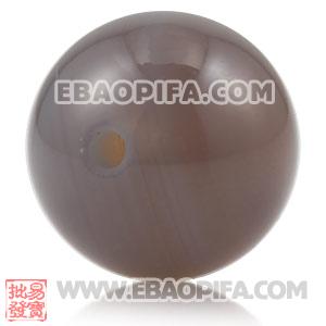 Wholesale 12mm Sambarla Style Gray Agate Beads 