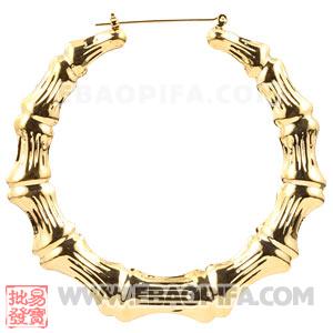 批发欧美外贸尾单竹节耳环