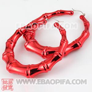 批发欧美外贸尾单竹节耳环