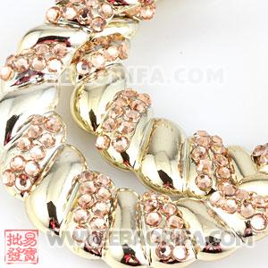 批发欧美外贸尾单耳环 大牌明星竹节耳环