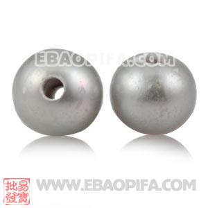 Wholesale 6mm Grey Natural Freshwater Pearl Beads For DIY Jewelry