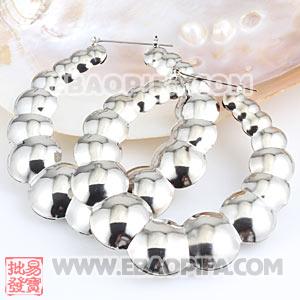 欧美外贸耳环 竹节耳环