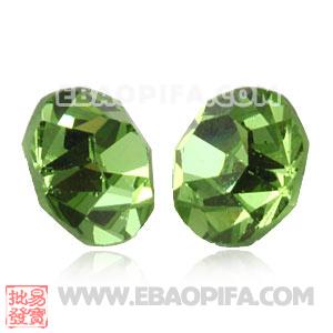 Wholesale Lime Crystal Earphone Jack Accessory For Smart Phone 
