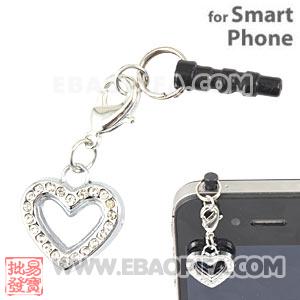 Wholesale Earphone Jack Plug Anti Dust Stopper Charm For iPhone 4