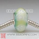 批发软陶彩色大孔珠 925纯银扣 欧洲珠
