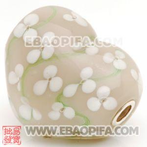 心形珠子吊坠 琉璃珠吊坠