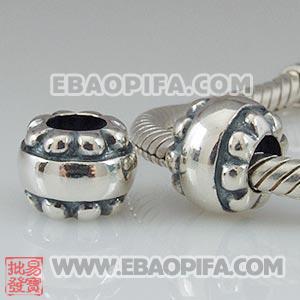 光面圆环银珠 复古珠子 做旧珠子 仿古珠子 925纯银仿古做旧珠子