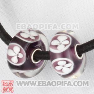 花朵珠子 大号琉璃珠吊坠 10X20mm珠子