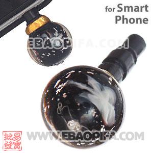 10mm Snowflake Mobile Earphone Jack Plug Fit iPhone 