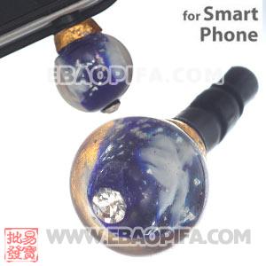 10mm Snowflake Mobile Earphone Jack Plug Fit iPhone 