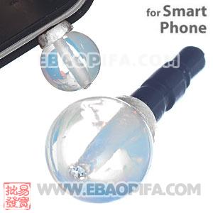 10mm Opal Mobile Earphone Jack Plug Fit iPhone 