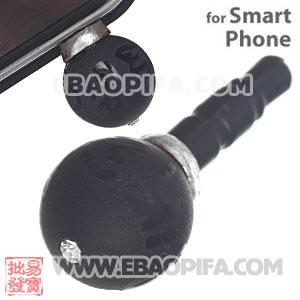 10mm Buddha Agate Mobile Earphone Jack Plug Fit iPhone 