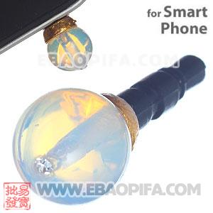8mm Opal Mobile Earphone Jack Plug Fit iPhone 