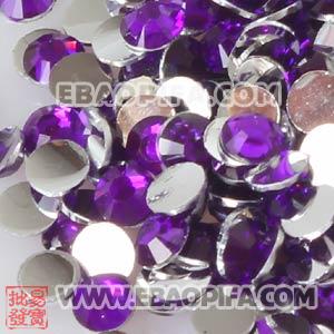 Wholesale Purple Resin Crystal Beads Earphone Jack Accessory For iphone 