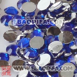Wholesale Blue Resin Crystal Beads Earphone Jack Accessory For iphone 