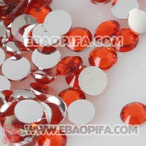 Wholesale Orange Resin Crystal Beads Earphone Jack Accessory For iphone 