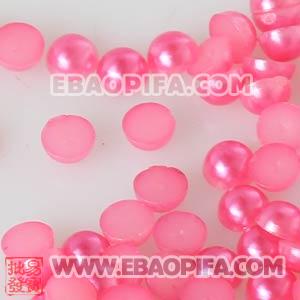 Wholesale Fushia Pearl Crystal Beads Earphone Jack Accessory For iphone 