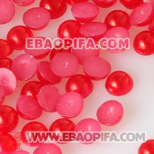 Wholesale Red Pearl Crystal Beads Earphone Jack Accessory For iphone 