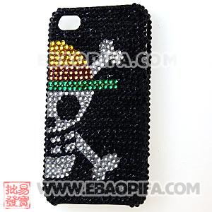 Crystal Skull Back Cover Cases For iPhone 4 iPhone 4S 