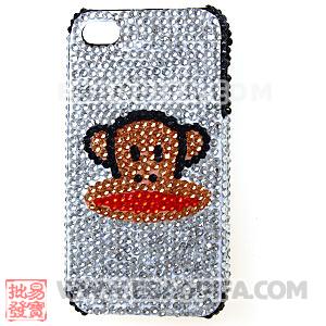 Cute Crystal Paul Frank Back Cover Cases For iPhone 4 iPhone 4S 