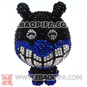 Cute 3D Bling Crystal Baikinman Absorbable Doll For iPhone Cases 