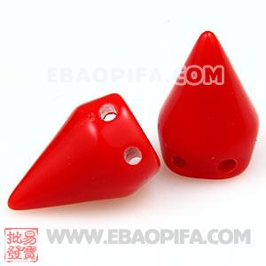 Single Row Rock Punk Spike Rivet Stud Acrylic Beads For Bracelet